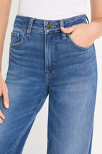 SOFT TECH GOOD PETITE PALAZZO JEANS INDIGO1233