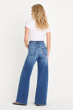 SOFT TECH GOOD PETITE PALAZZO JEANS INDIGO1233