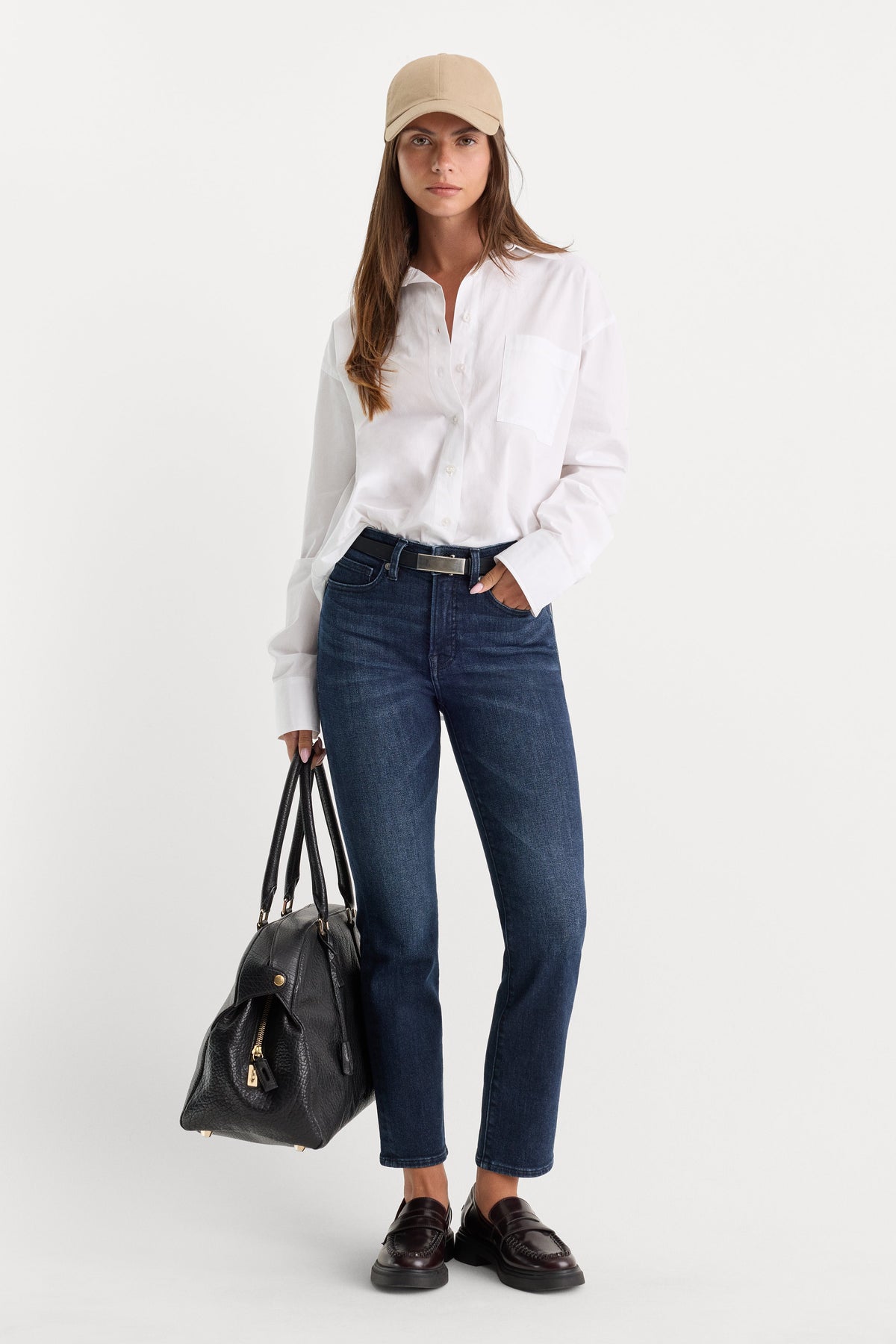 GOOD LEGS STRAIGHT JEANS ATLAS BLUE