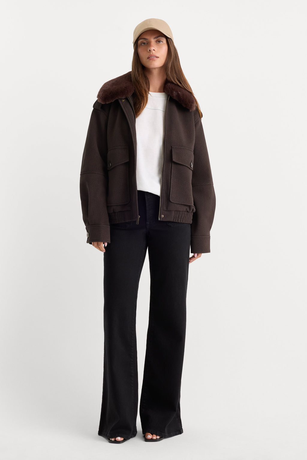 SOFT TECH GOOD PETITE PALAZZO JEANSBLACK001