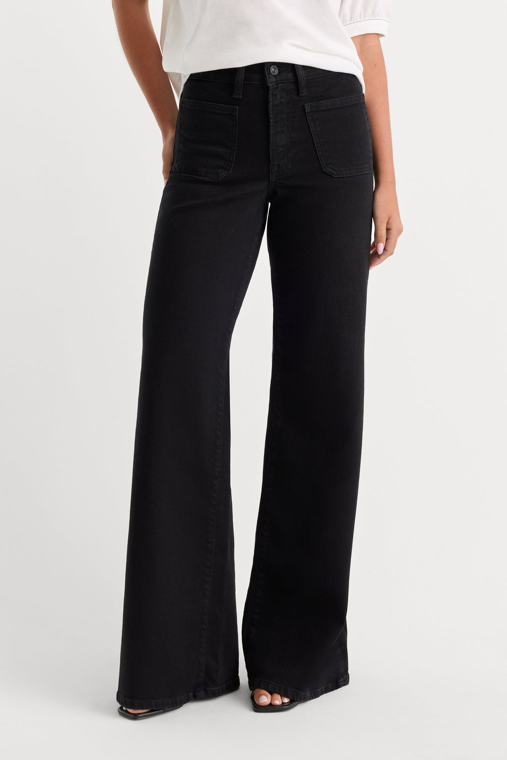 SOFT TECH GOOD PETITE PALAZZO JEANSBLACK001