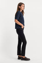 SOFT TECH GOOD PETITE STRAIGHT JEANSBLACK001