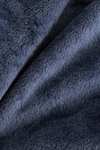 THE BRUSHED FLEECE HENLEY NEW NAVY