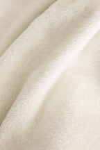THE BRUSHED FLEECE HENLEY OATMEAL