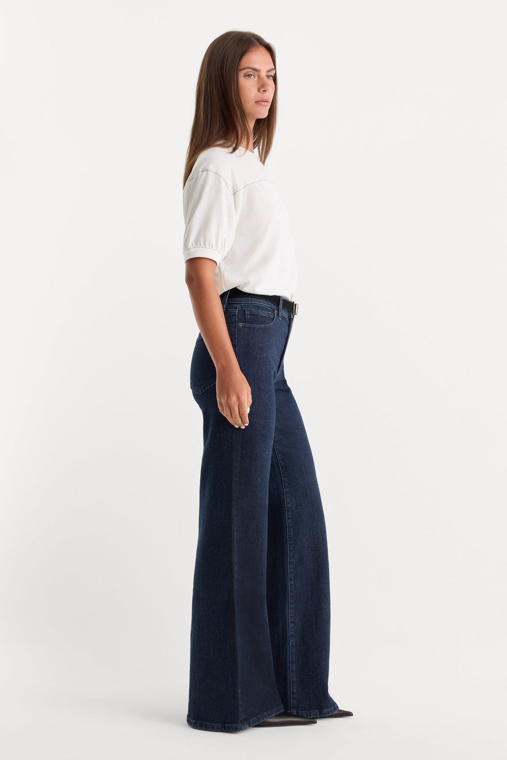 GOOD PETITE PALAZZO JEANS INDIGO1153