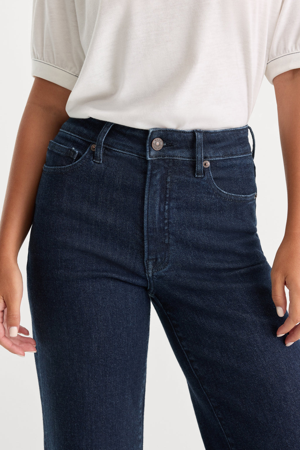 GOOD WAIST PALAZZO JEANS INDIGO1153
