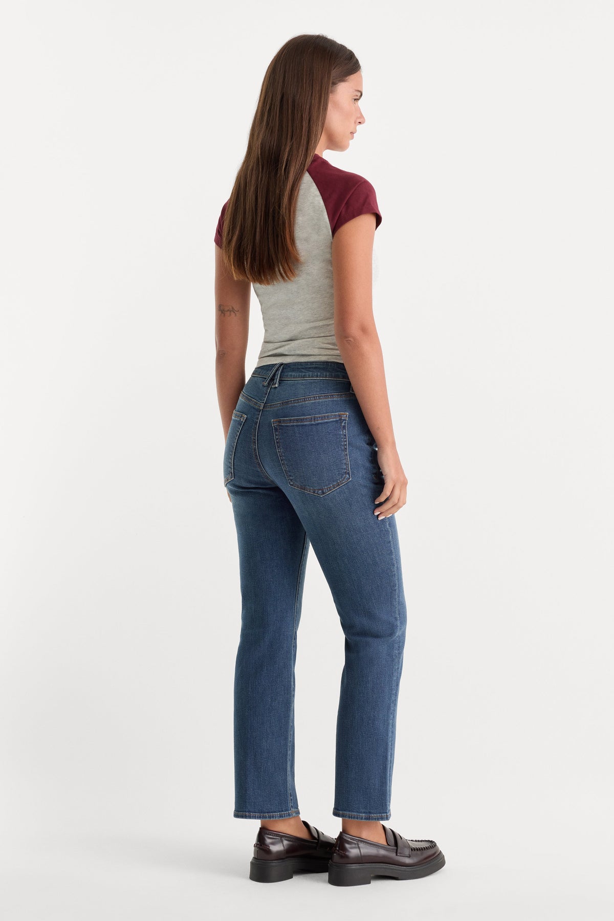 GOOD LEGS STRAIGHT JEANS BLUE004