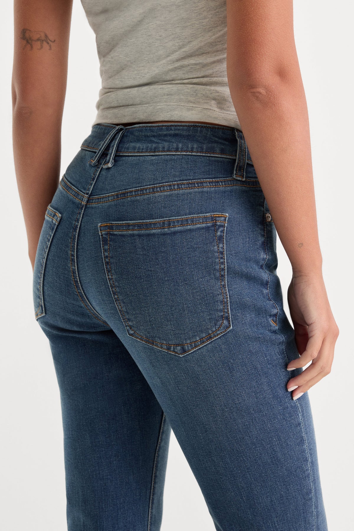 GOOD LEGS STRAIGHT JEANS BLUE004