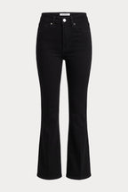ALWAYS FITS GOOD PETITE BOOTCUT JEANS BLACK001
