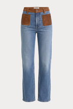 GOOD TRUE STRAIGHT JEANS CREST